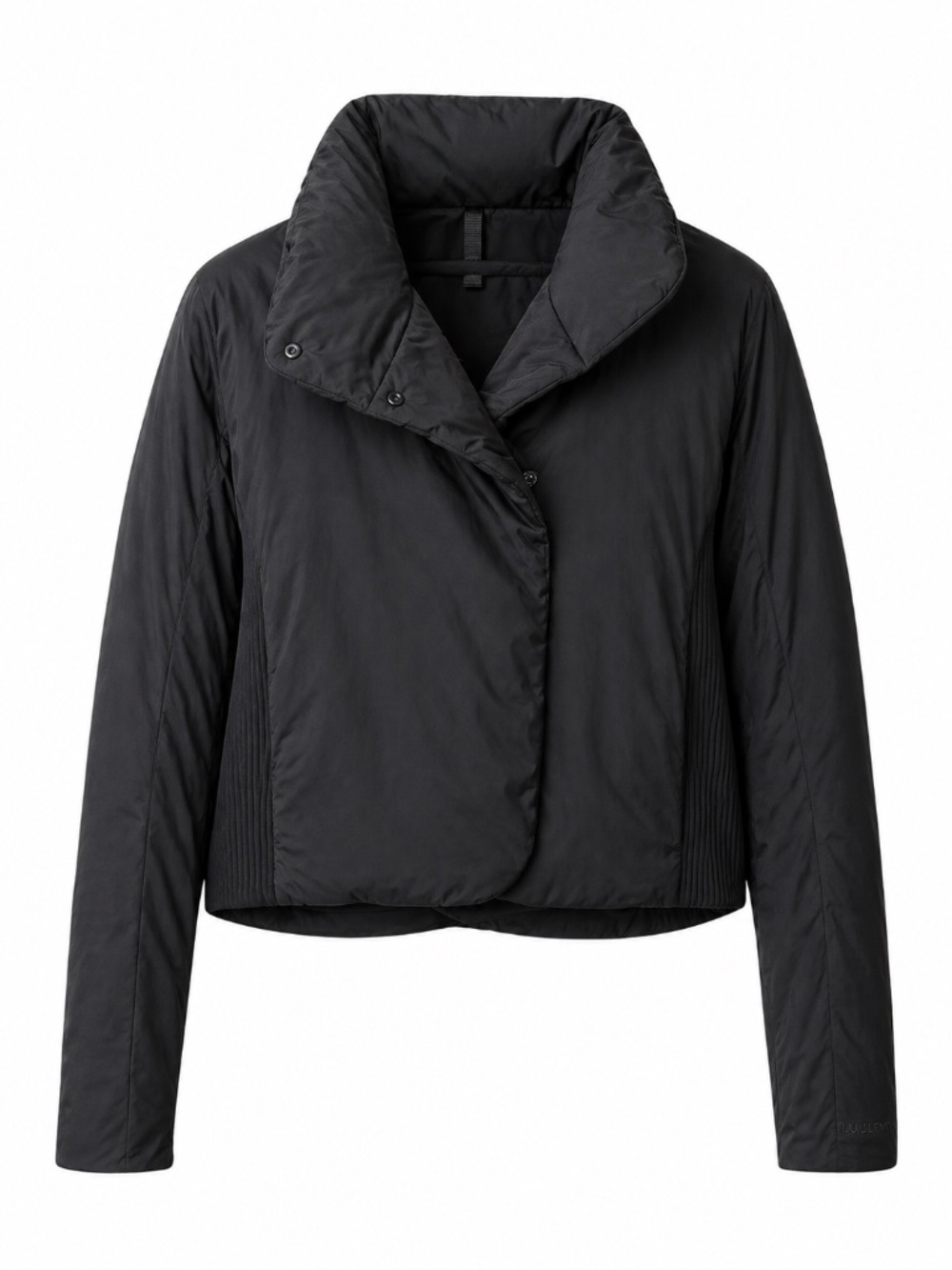 Lululemon Sleek City Jacket Black PrimaLoft Cropped Coat Size 12
